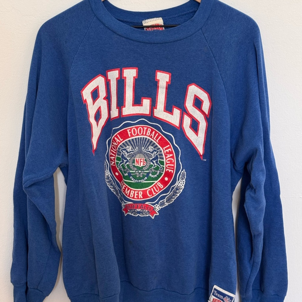 VINTAGE buffalo Bills NFL Sweatshirt MADE IN USA